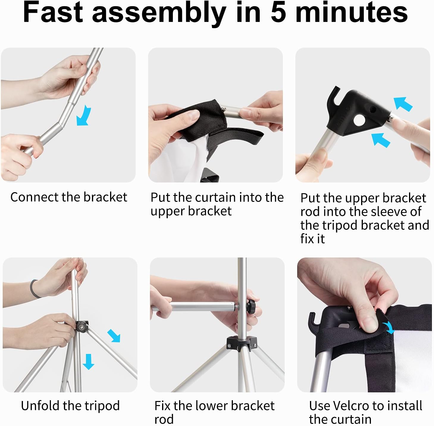 Thumbnail 6 de Vamvo 100 Inch Projector Screen with Stand