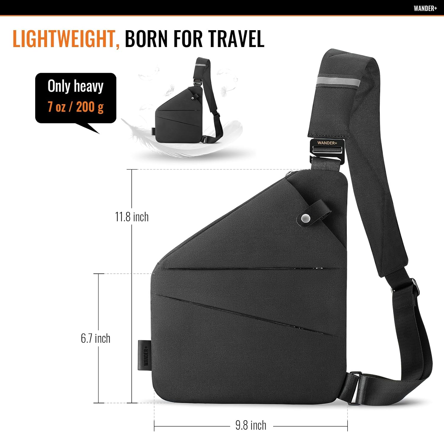 Thumbnail 4 de WANDER PLUS Anti Theft Crossbody Bag 1L