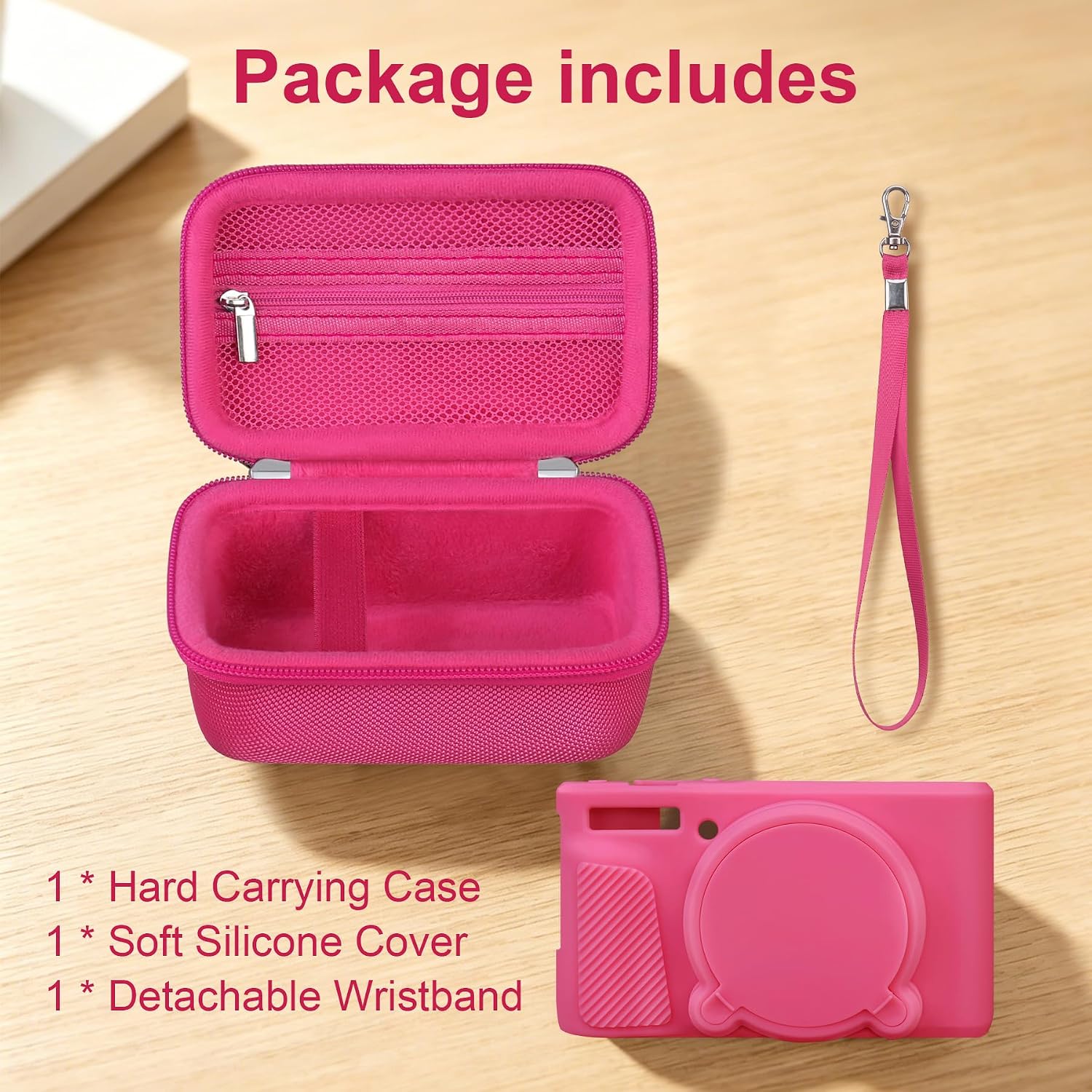 Thumbnail 2 de Elonbo Hard Case + Silicone Cover for Canon PowerShot SX740/SX730 (Case Only)