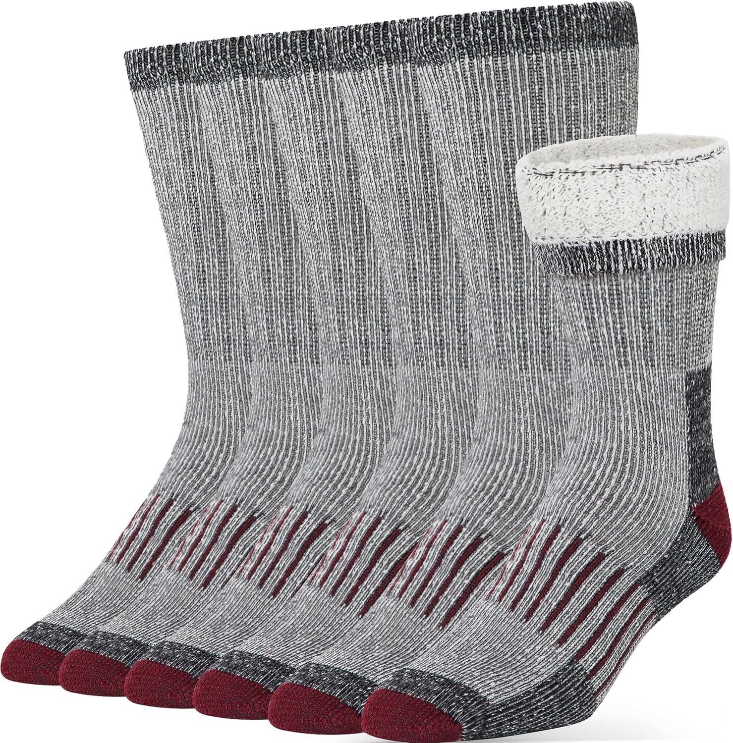 Detalle de Alvada Warm Thermal Wool Socks — Cozy Boot Socks