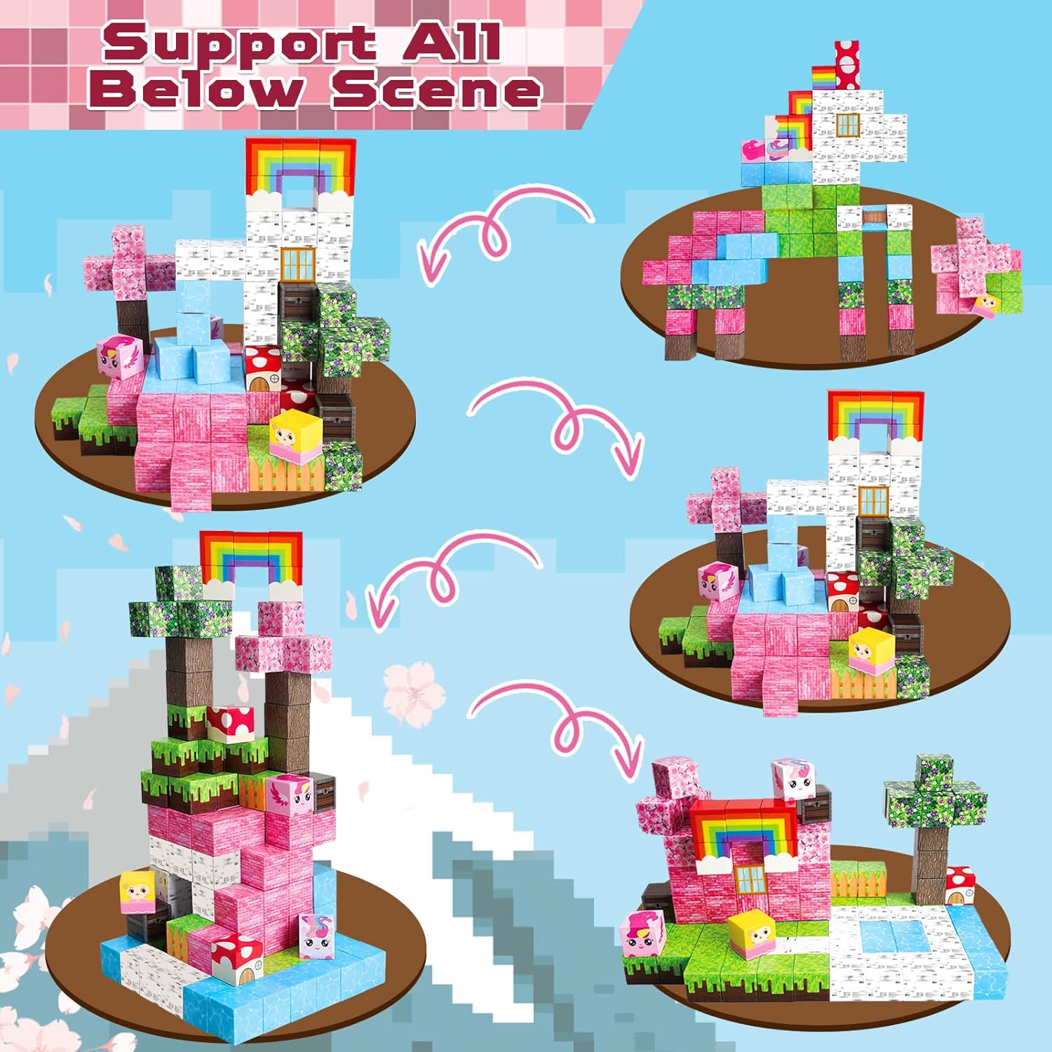 Thumbnail 2 de Annexfun Magnetic Blocks 100-piece magnetic cubes 🧩