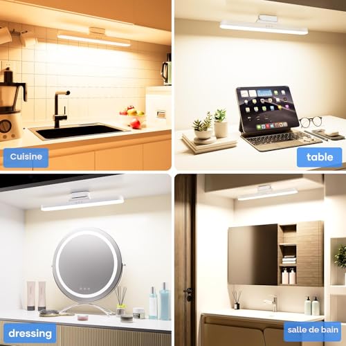 Thumbnail 6 de Ockwred Lampe LED rechargeable 32 cm avec capteur mémoire et fixation magnétique