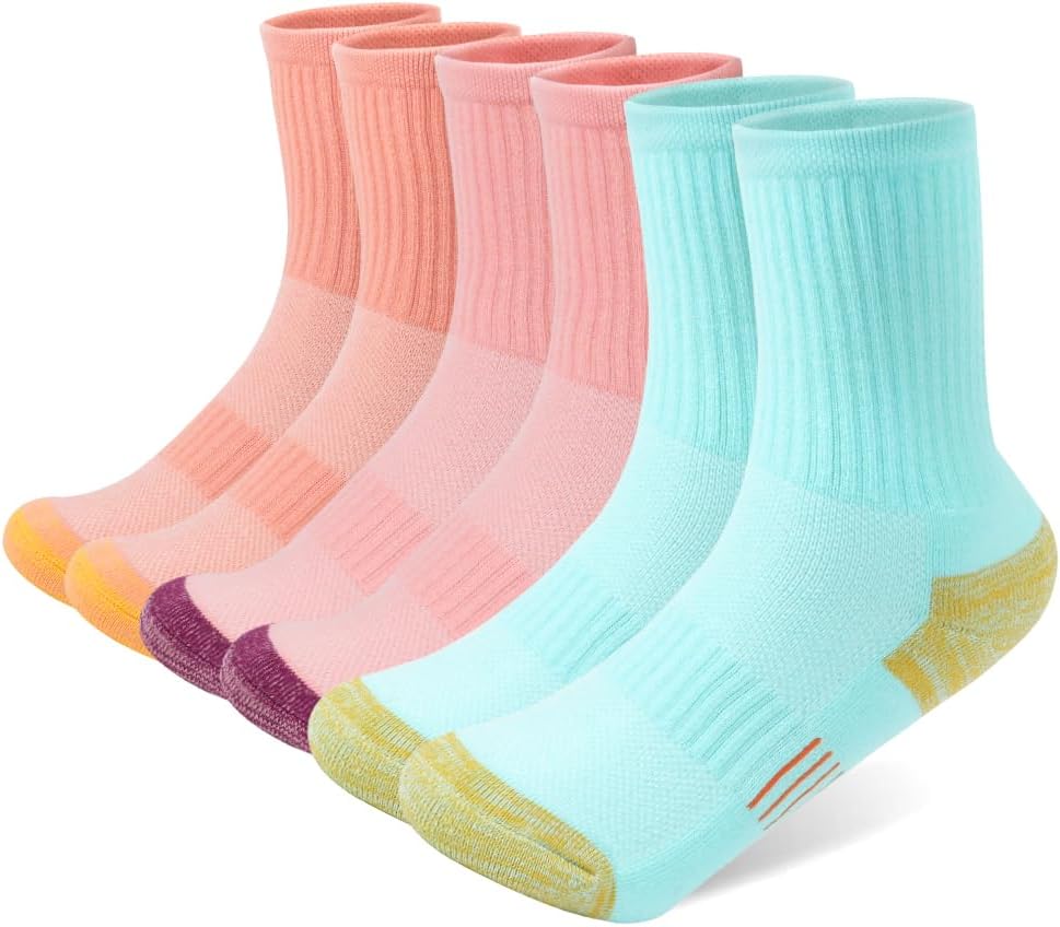 OFFCUP Walking Socks, 3-piece Cotton Thermal Hiking Socks