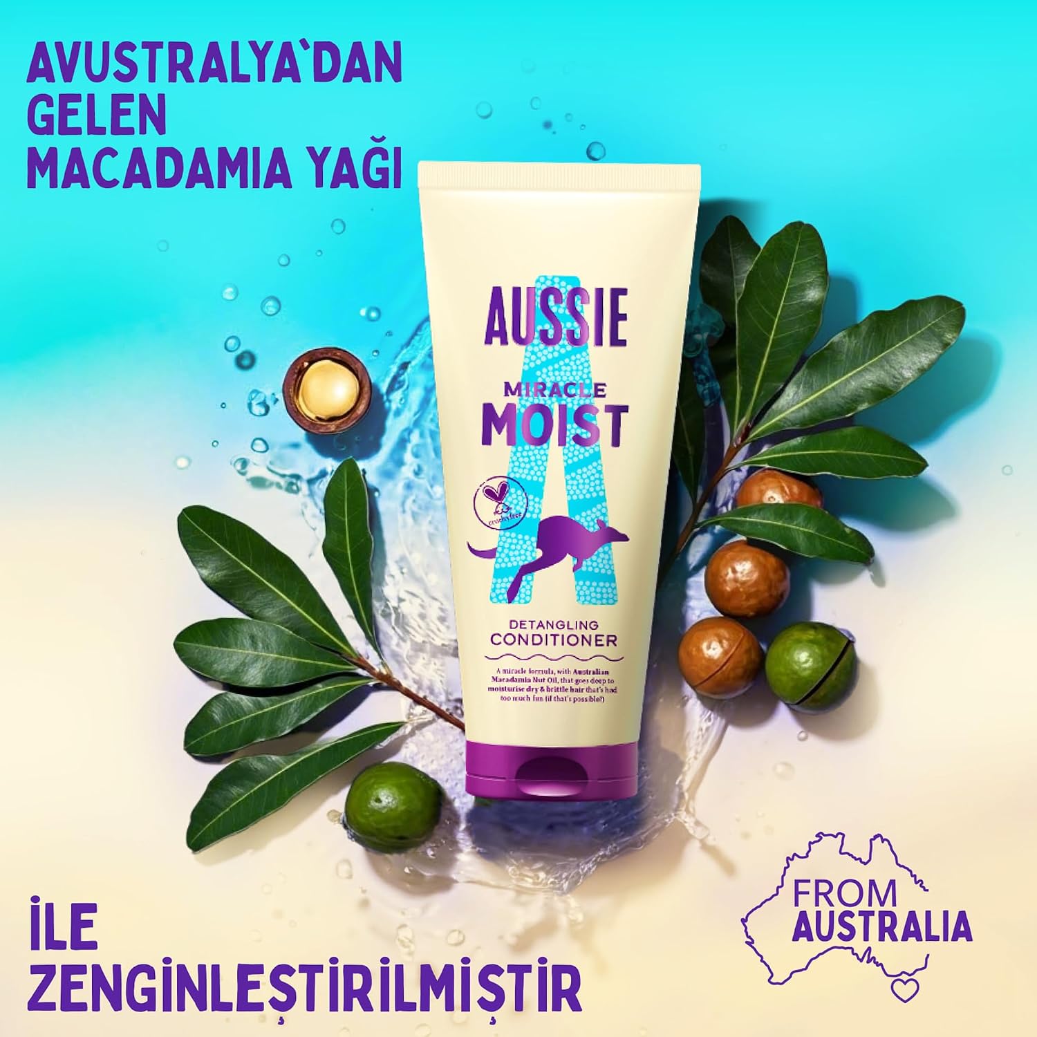 Thumbnail 4 de Aussie Miracle Moist Detangling Conditioner 1000ml