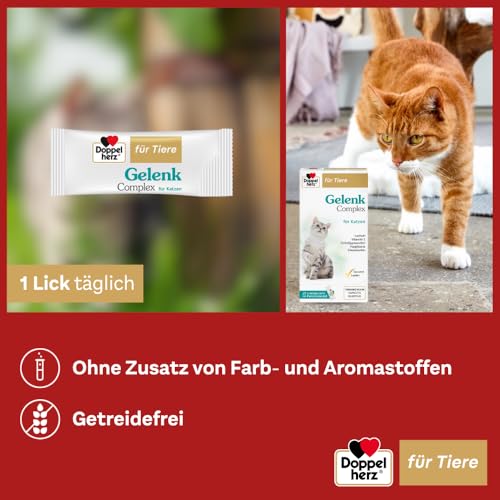 Detalle 2 de Doppelherz Gelenk Complex für Katzen – Cremige Licks mit Omega‑3, Grünlippmuschel und Chondroitin