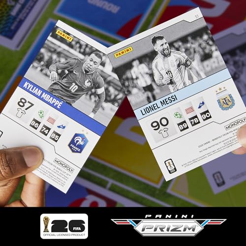Thumbnail 7 de Monopoly Panini Prizm Copa Mundial de la FIFA 2026 - Juego de Mesa con Cartas Coleccionables