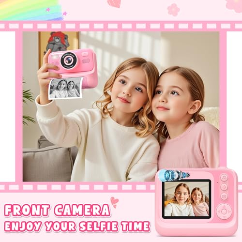 Thumbnail 7 de Subtail Cámara Infantil Instantánea: fotos y vídeos en 1080P sin tinta para niños de 3 a 12 años