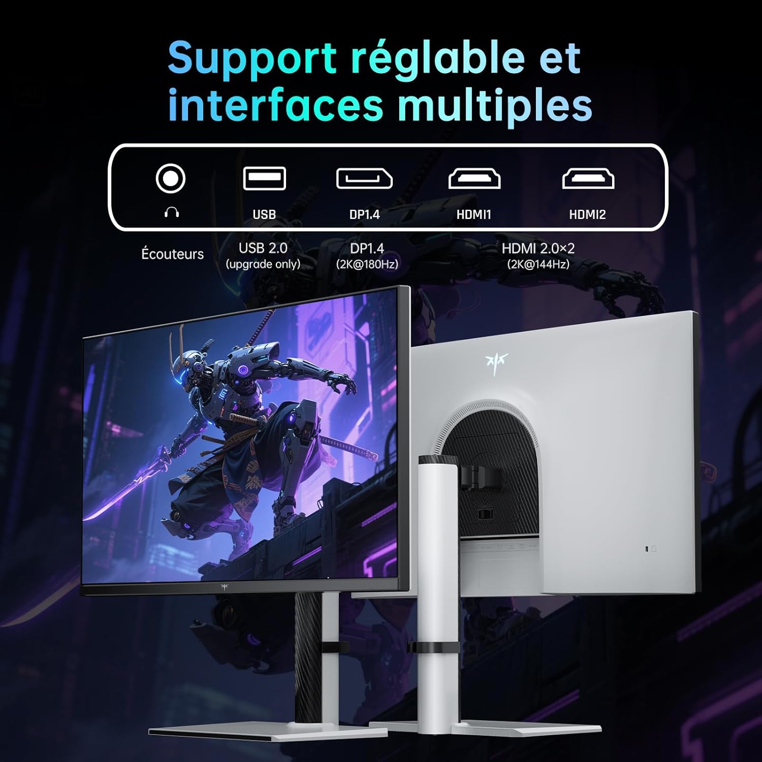 Thumbnail 6 de KTC Ecran 27" Mini LED 2K 180Hz