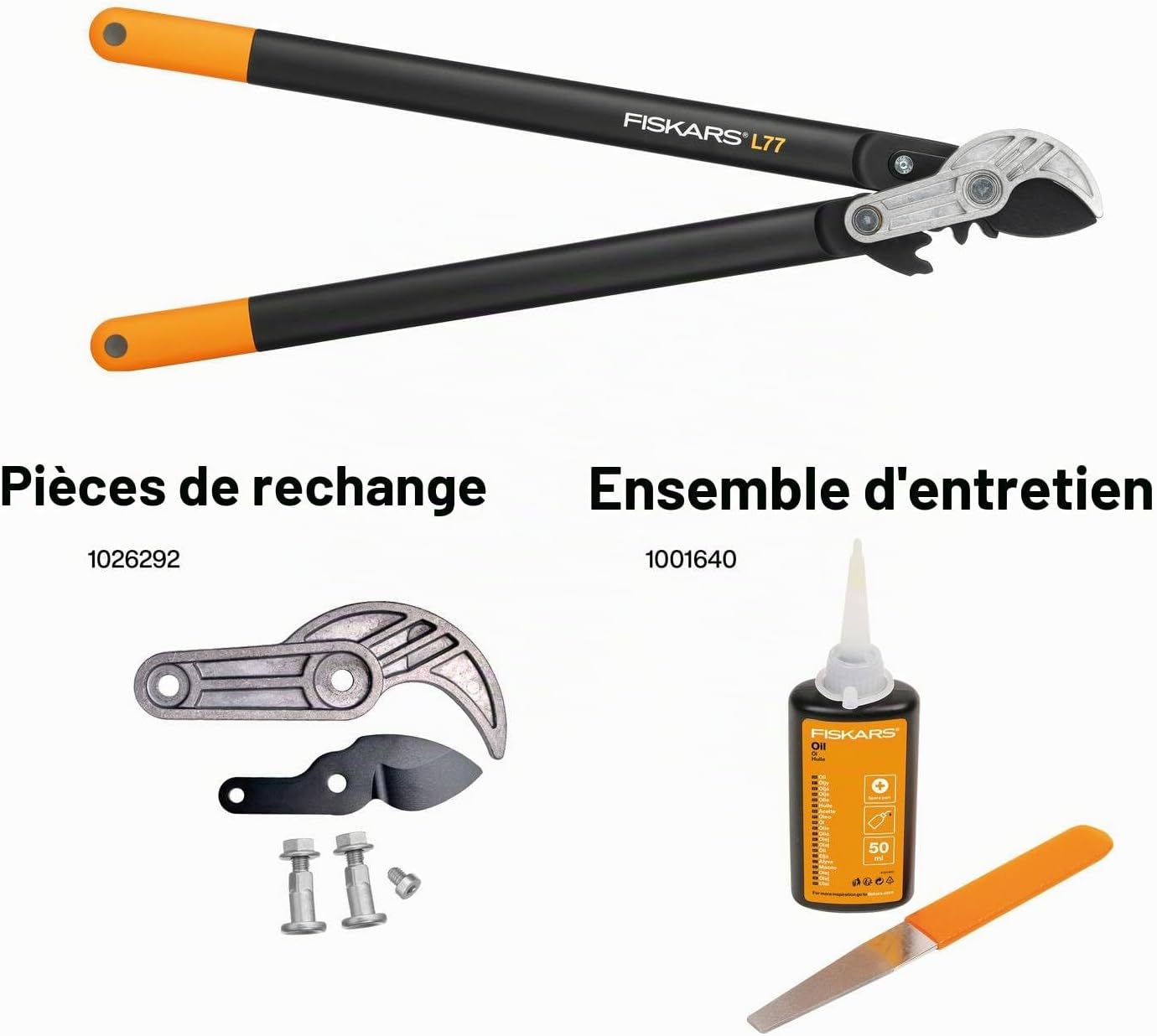 Thumbnail 6 de Fiskars Coupe-branches à enclume PowerGear II L77 (69 cm) – coupe jusqu’à 5 cm