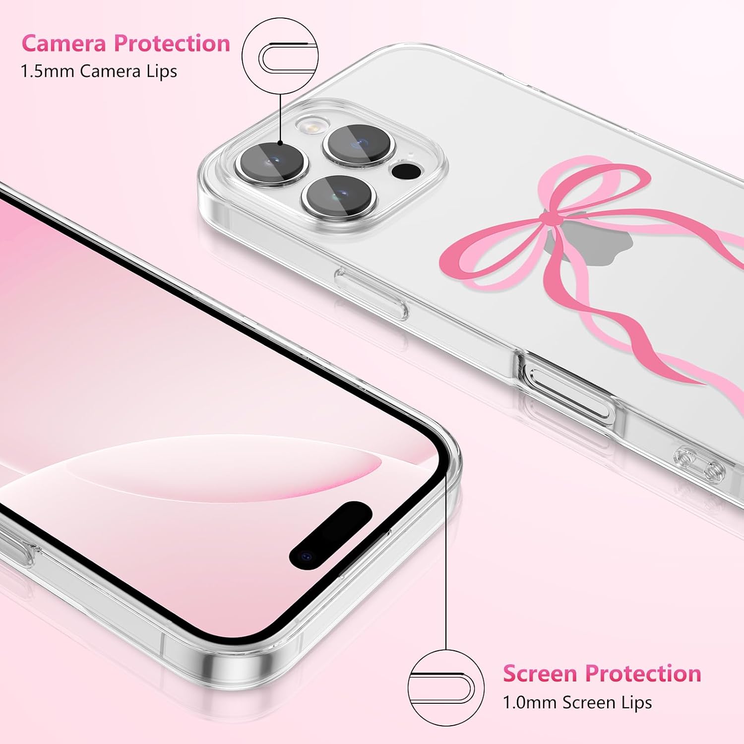 Detalle de ZTOFERA Schutzhülle für iPhone 16 Pro 6,3