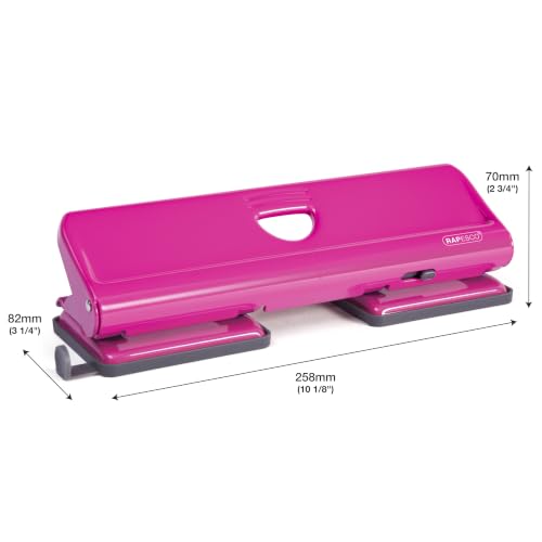 Thumbnail 6 de Rapesco 1385 Perforatrice 720 a 4 Fori – perforatrice metallica, 22 fogli, finitura fucsia