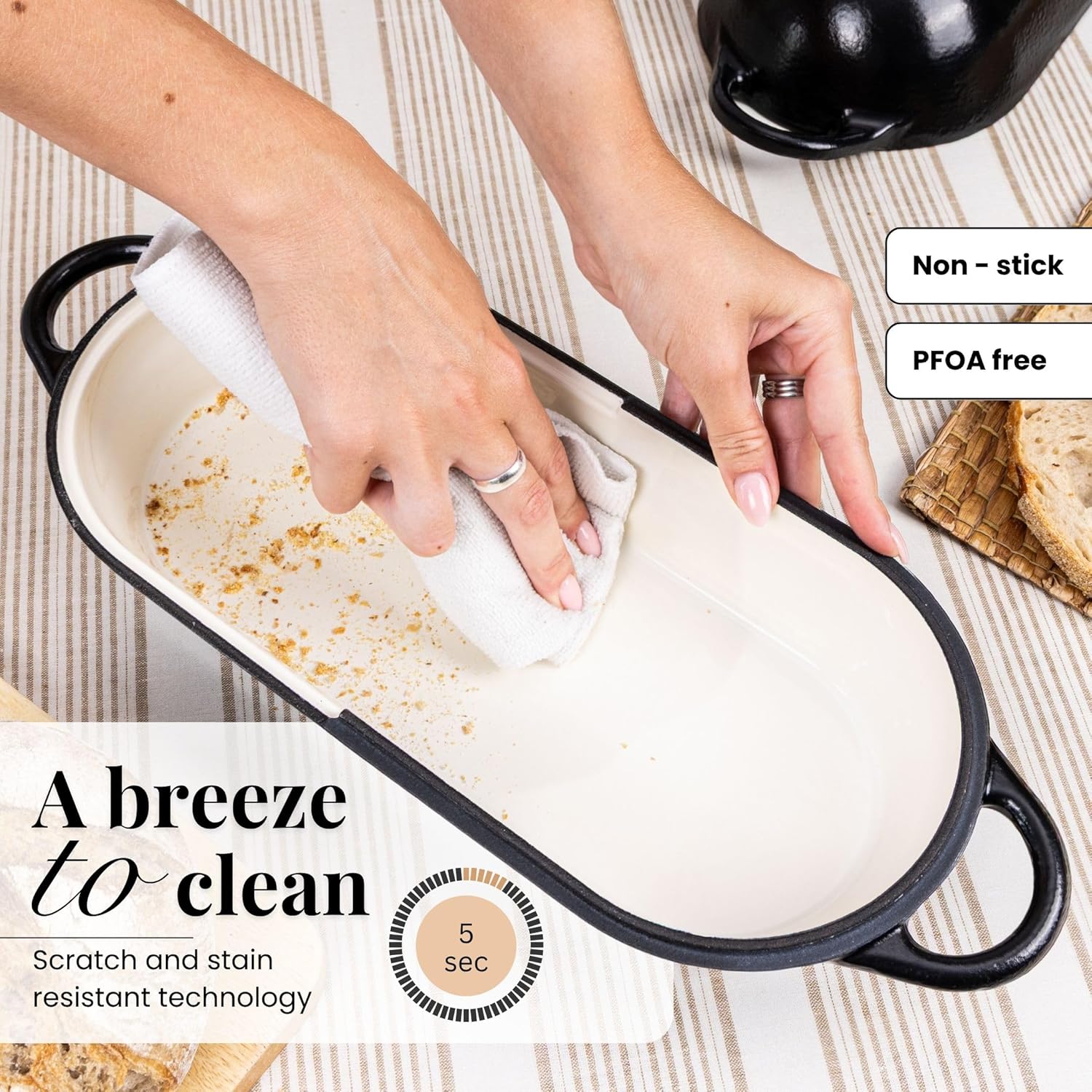 Thumbnail 3 de Nuovva Enamelled Cast Iron Bread Loaf Pot: A Practical Dutch Oven for Sourdough and Beyond