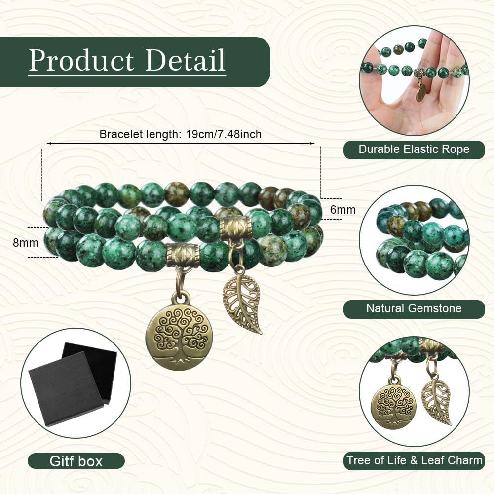 Thumbnail 1 de Alaoo Bracelet en pierre naturelle 8 mm — bracelet spirituel