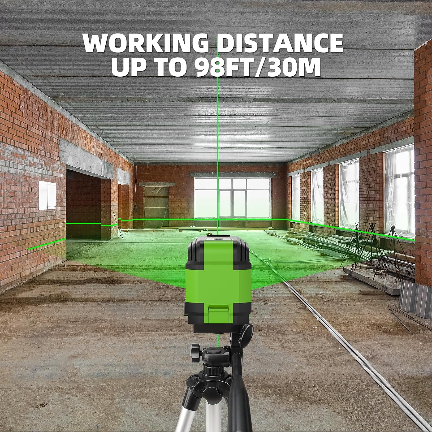 Thumbnail 4 de Huepar 30M Laser Level with Tripod