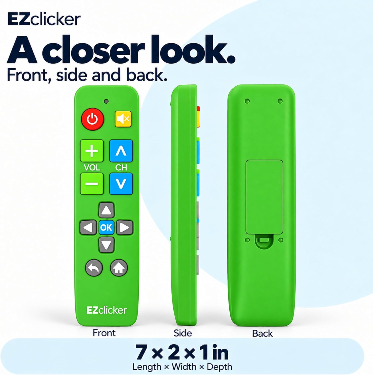 Thumbnail 6 de Samsung Replacement TV Remote (Green) with Big Buttons for Samsung TVs Only