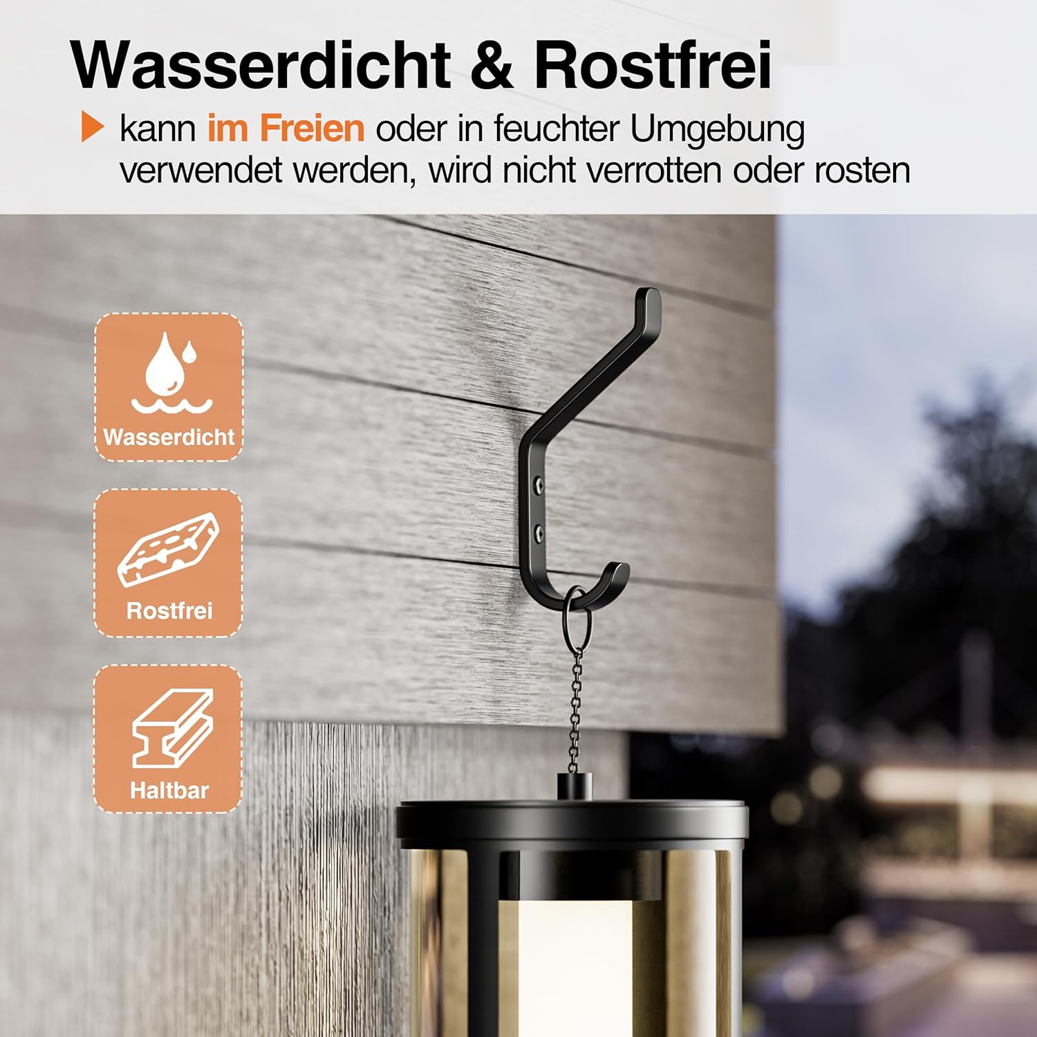 Thumbnail 5 de susswiff 10‑Stück Garderobenhaken Schwarz 10 cm