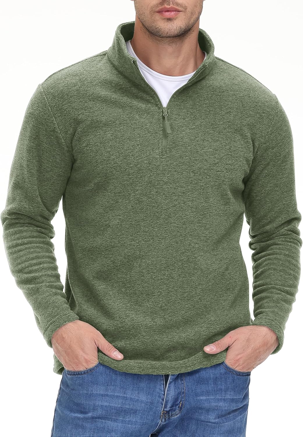 Detalle 2 de KEFITEVD fleece quarter zip 1/4