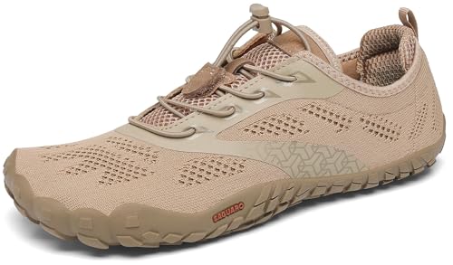 Detalle de SAGUARO Barefoot minimalistas de training para hombre y mujer (marrón sepia) talla 39 EU
