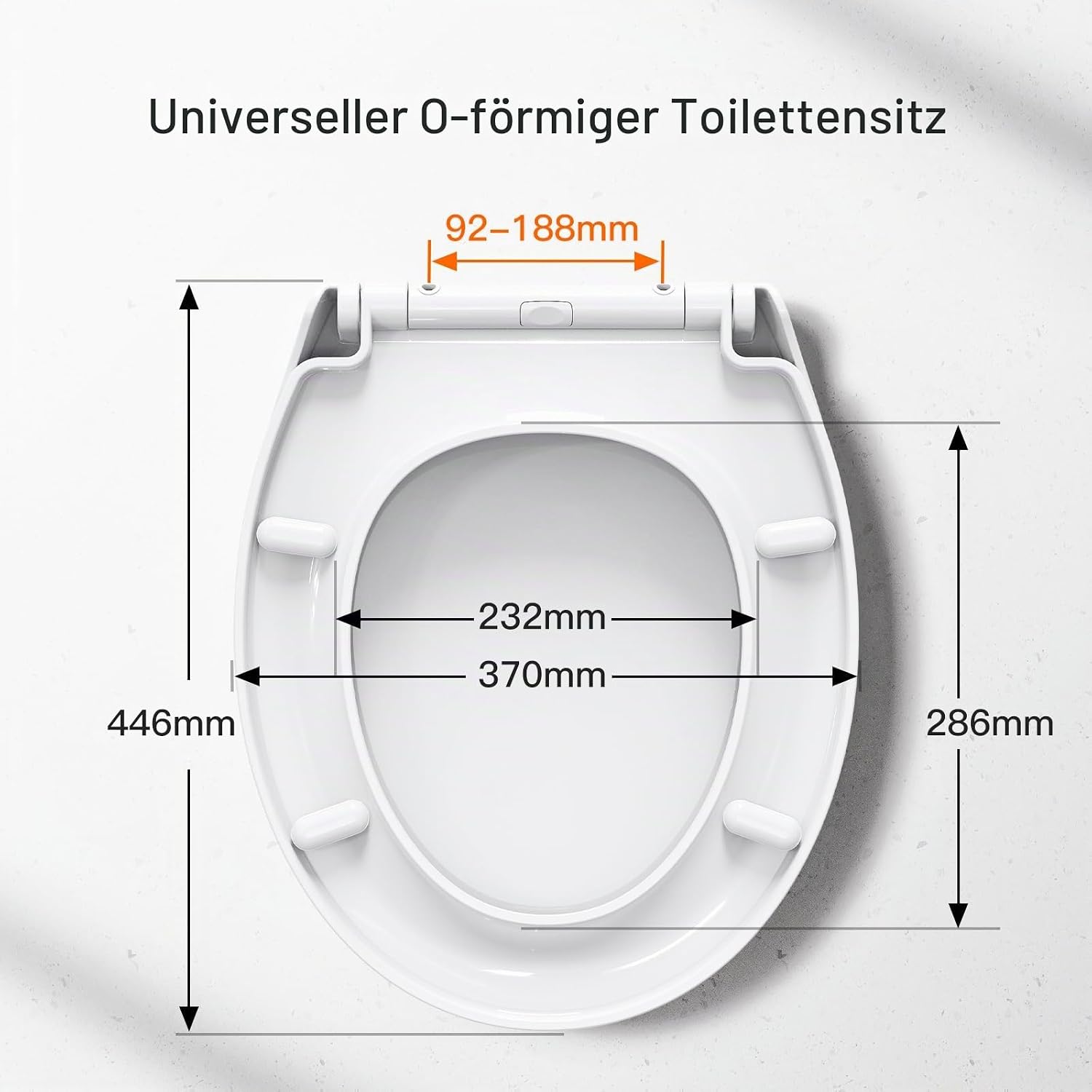 Detalle 2 de Pipishell Toilettendeckel WC-Sitz mit Absenkautomatik 🚽