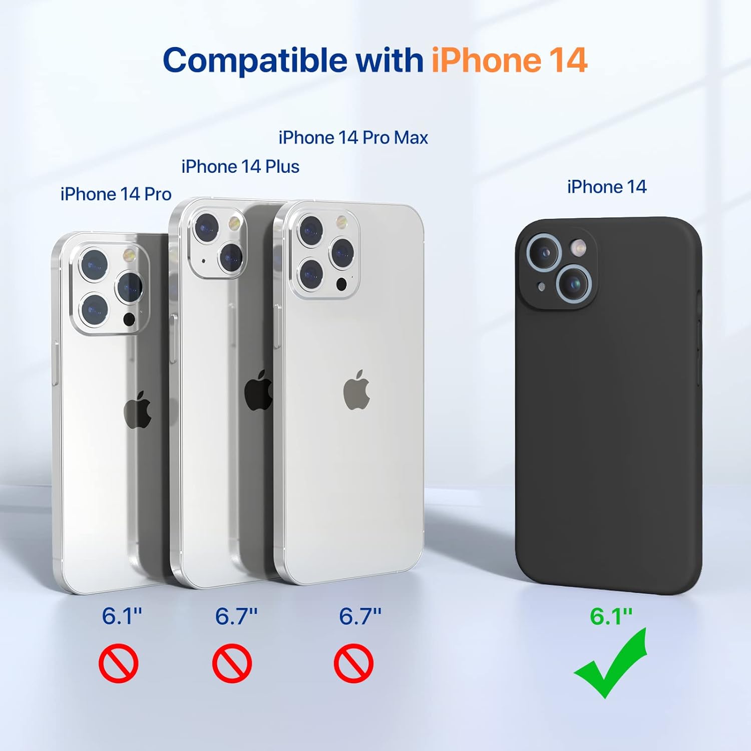 Detalle 2 de Miracase iPhone 14 Case with Lens Protection