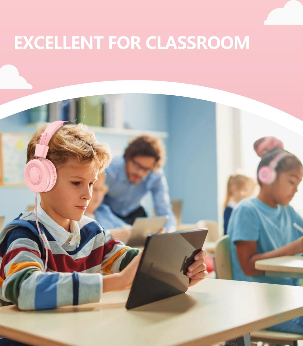 Thumbnail 6 de Bywulanda USB Type C Kids Headphone 94dB
