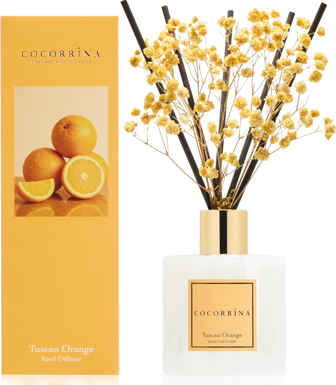 Thumbnail 6 de COCORRÍNA Raumduft Reed Diffuser Kirschblüte – 200 ml mit 8 Duftstäbchen