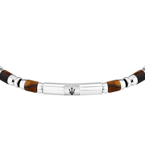 Detalle 2 de Maserati Pulsera Hombre Acero 22 cm