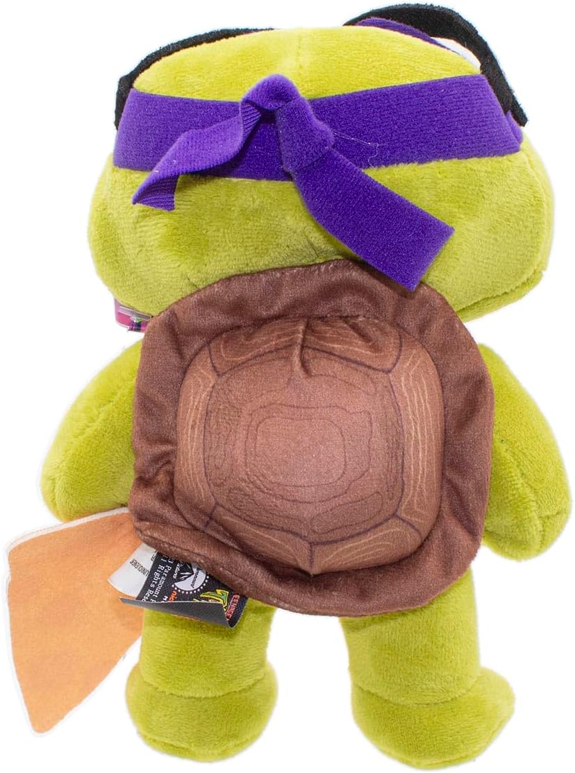 Detalle 2 de Mattel HVK30 Turtle Tot Donatello – mjuk plyschfigur, 20 cm
