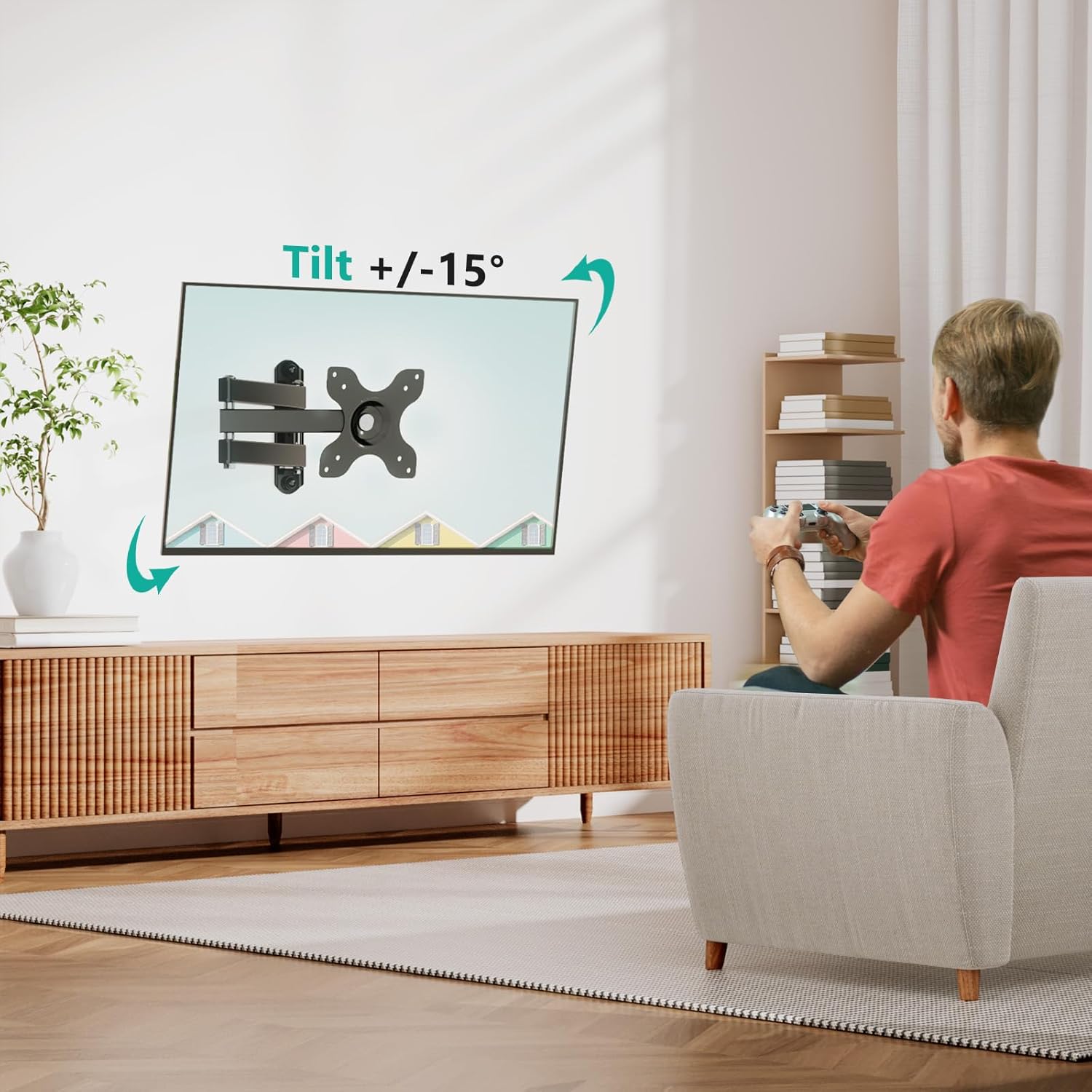 Thumbnail 2 de WALI TV-Wandhalterung für 13-32 Zoll