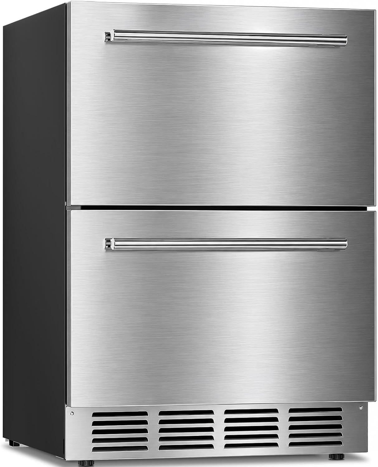 Detalle de Antarctic Star BCD-120B/2T 145-Can Dual-Zone Drawer Beverage Refrigerator