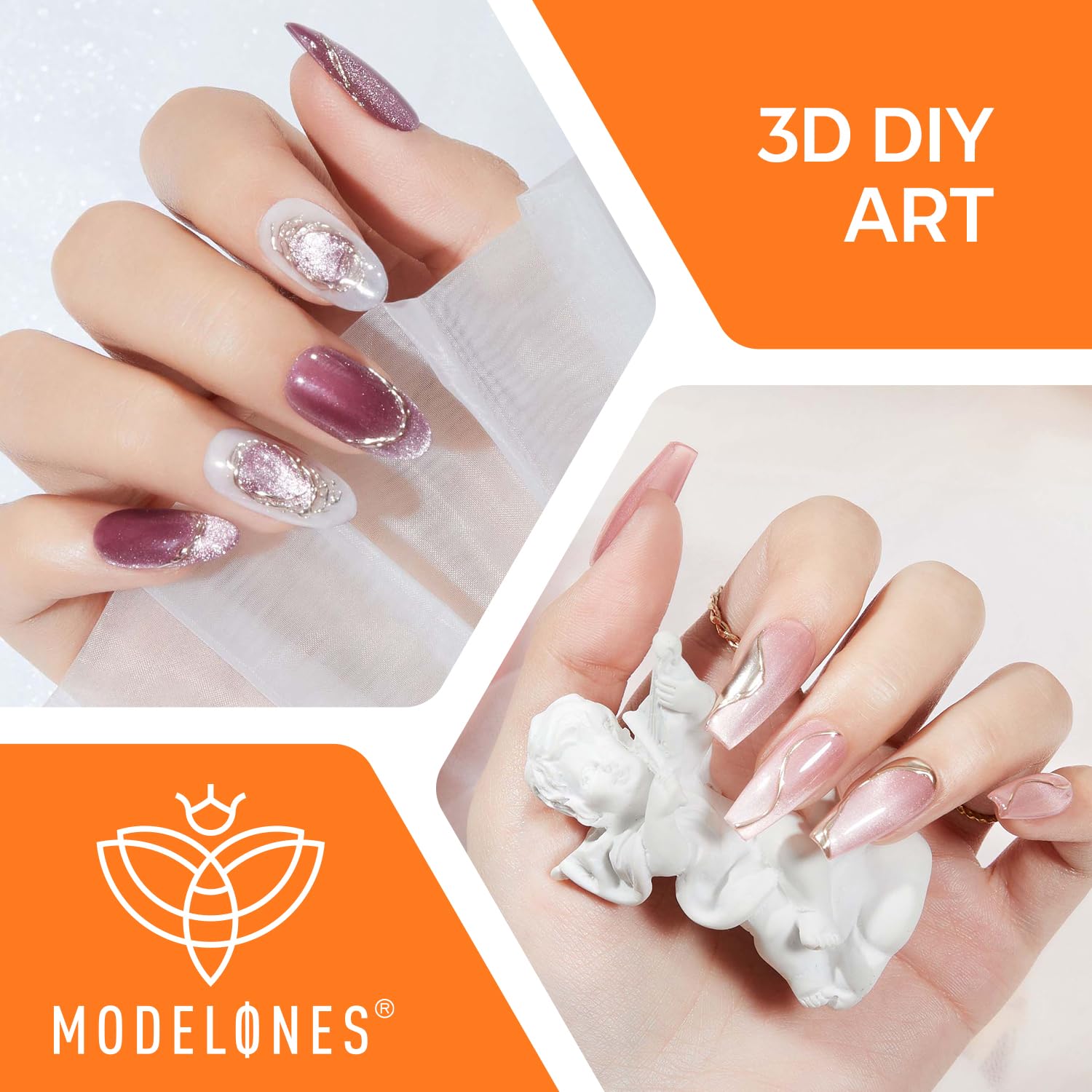 Thumbnail 5 de Modelones 3D Gel Nail Art Sculpting Glue