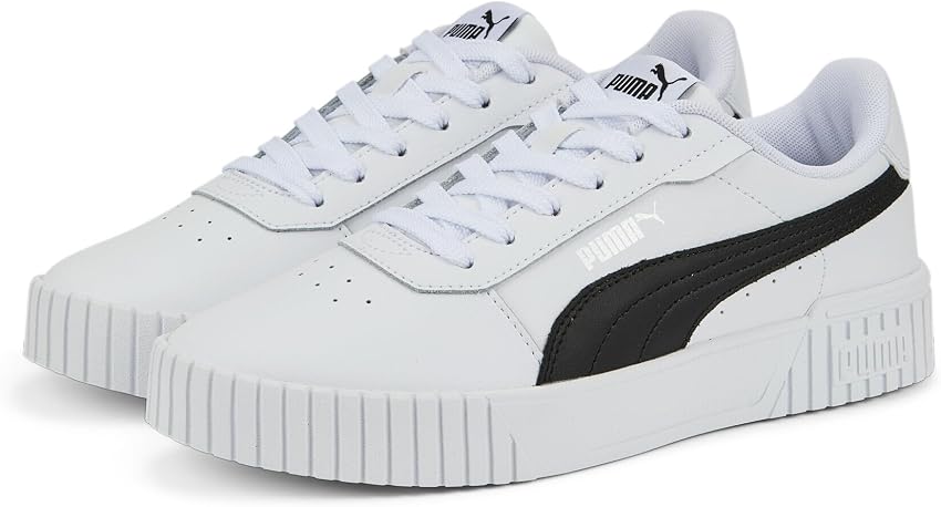 Detalle de PUMA Carina 2.0, Zapatillas Mujer, Blanco y Negro