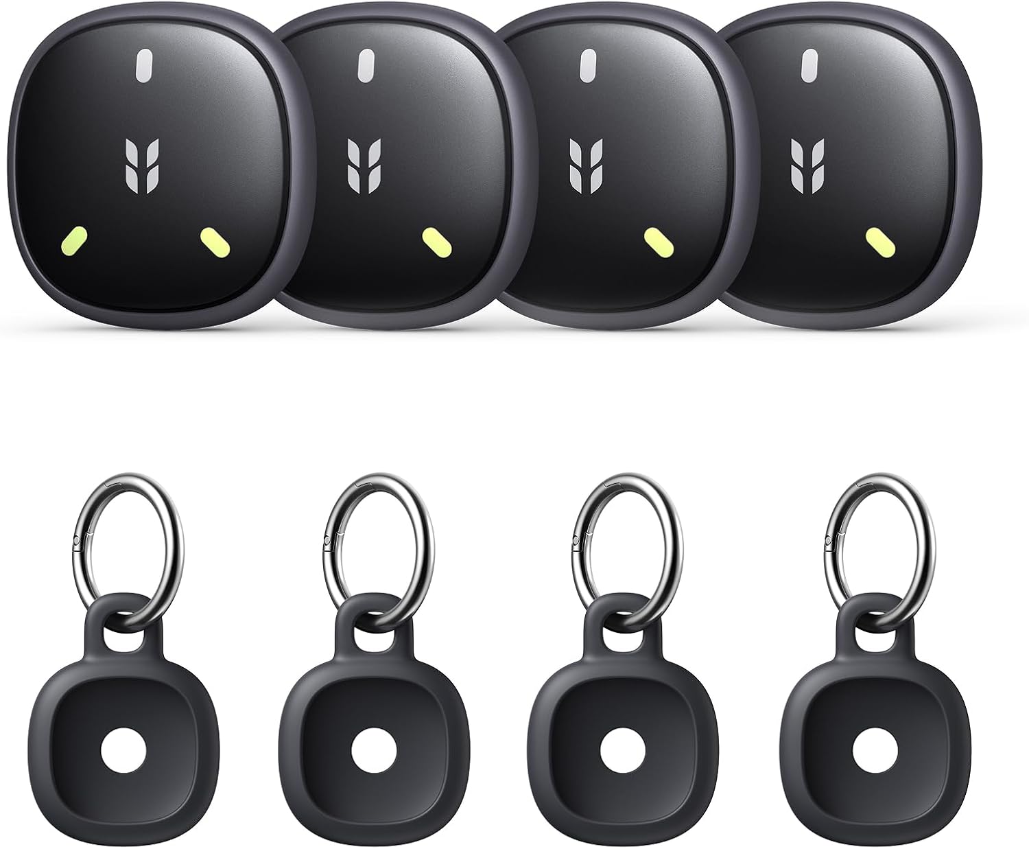 Detalle de UGREEN FineTrack Mini 2 Smart Finder 110dB Fluorescenza – Localizzatore IP68 per oggetti (4 pezzi)