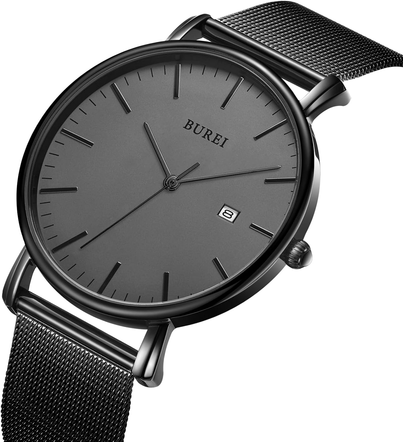 Thumbnail 1 de BUREI Herrenuhr Minimalistisch Analog