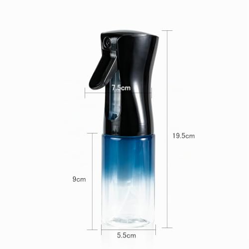 Thumbnail 6 de Uervoton Sprühflasche für Haare, 200 ml – feiner Nebel, 360°-Sprühen, nachfüllbar (Blau)