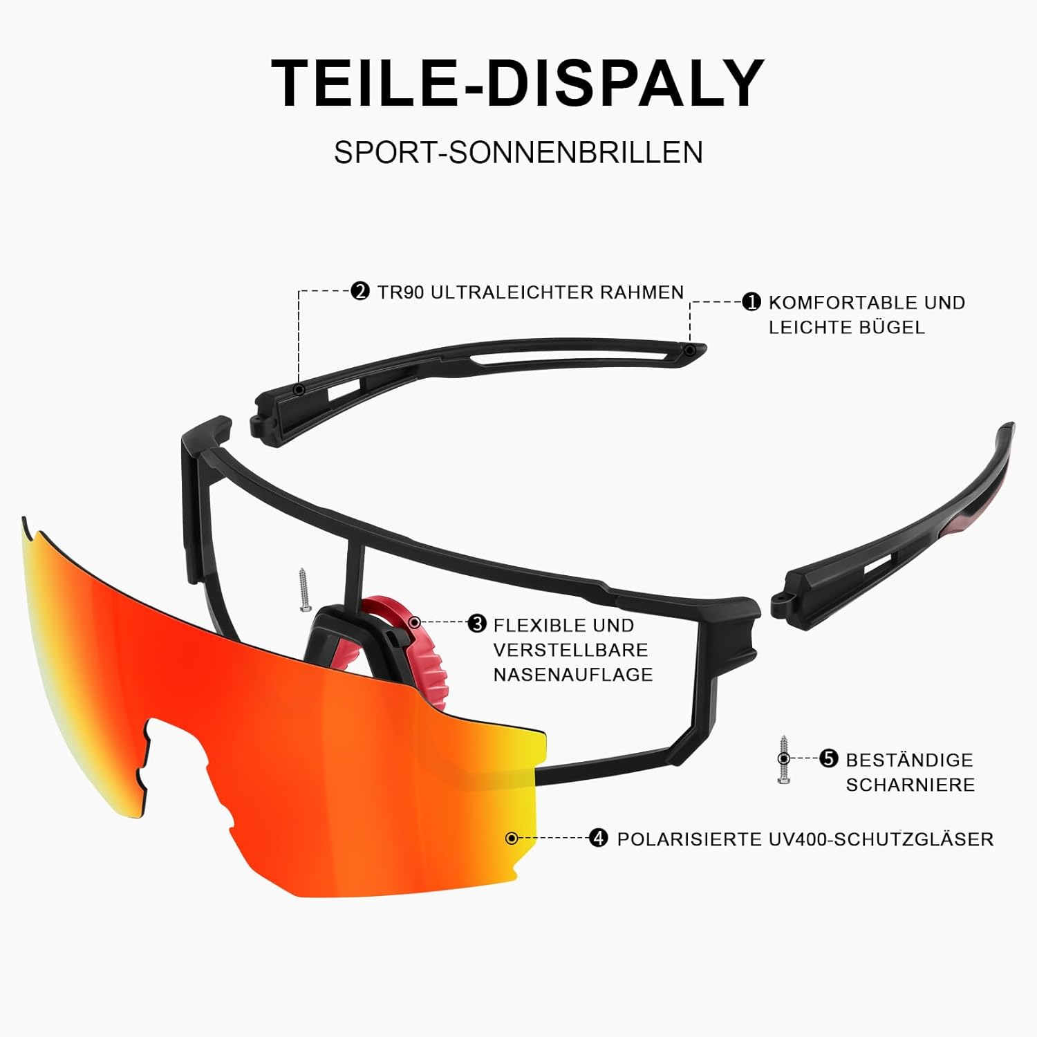 Thumbnail 3 de suoso Sportbrille Sonnenbrille