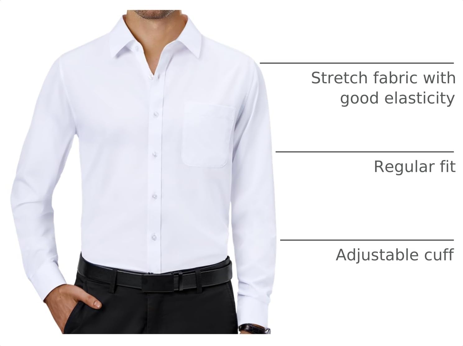 Detalle 2 de Alimens Gentle 4-Way Stretch Dress Shirt 1️⃣