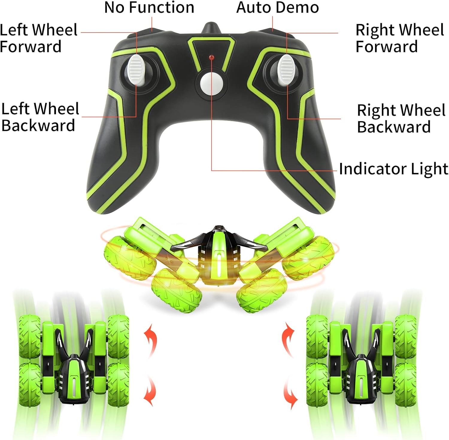 Detalle 2 de Amicool G03080R Voiture RC 4WD 12 km/h