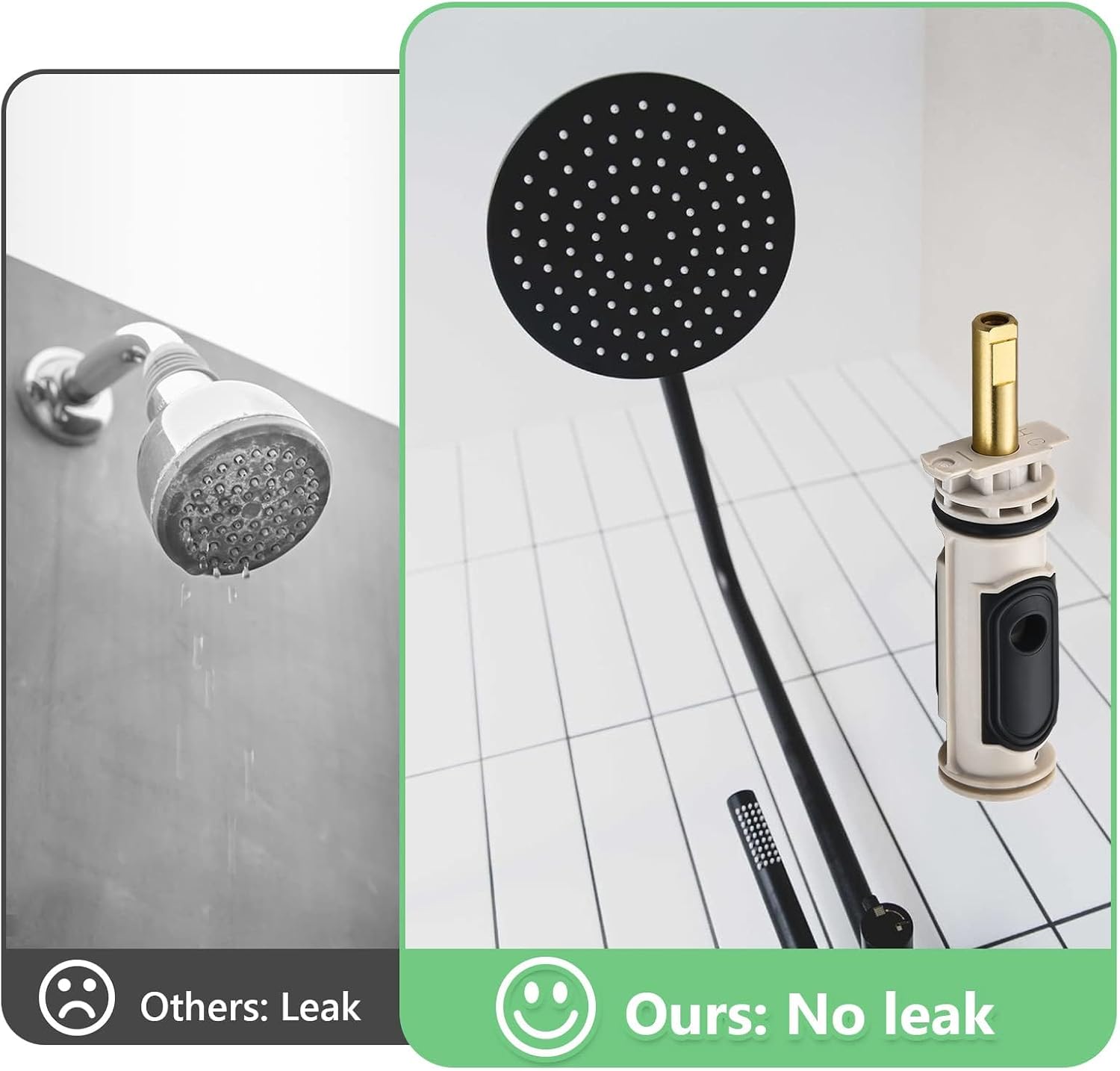 Thumbnail 5 de Tearel Shower Cartridge Kit with Brass Core, Puller and Handle Adapter