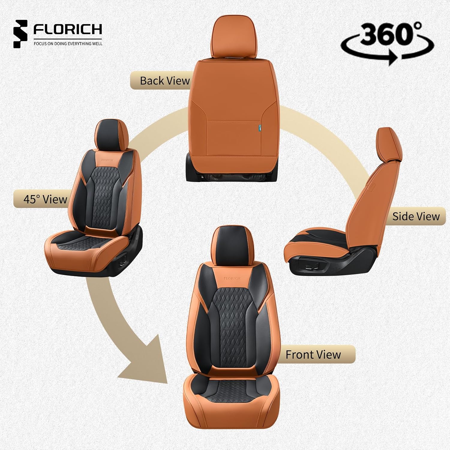 Thumbnail 6 de FLORICH Front Seat Covers, Nappa Leather