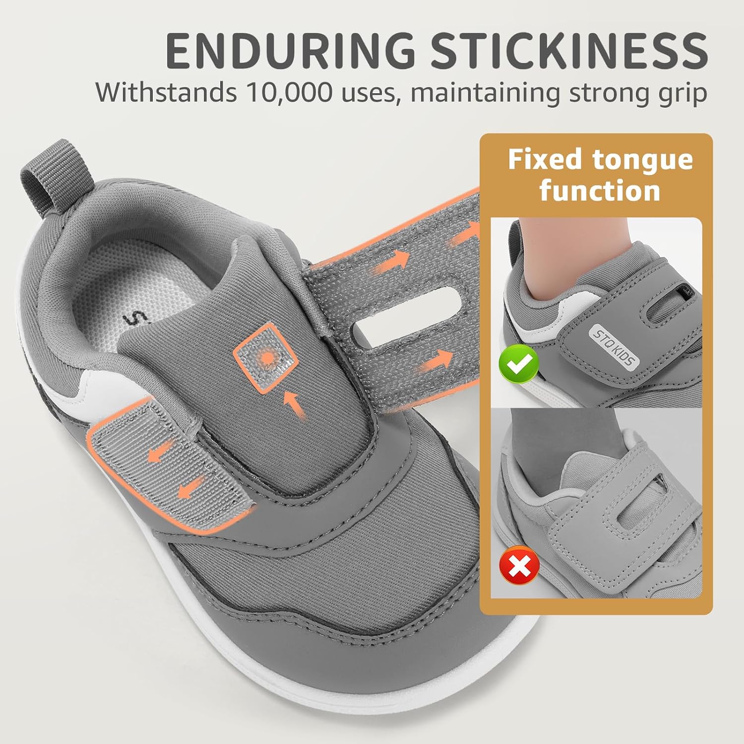 Detalle de STQ Toddler Sneakers with PU Upper