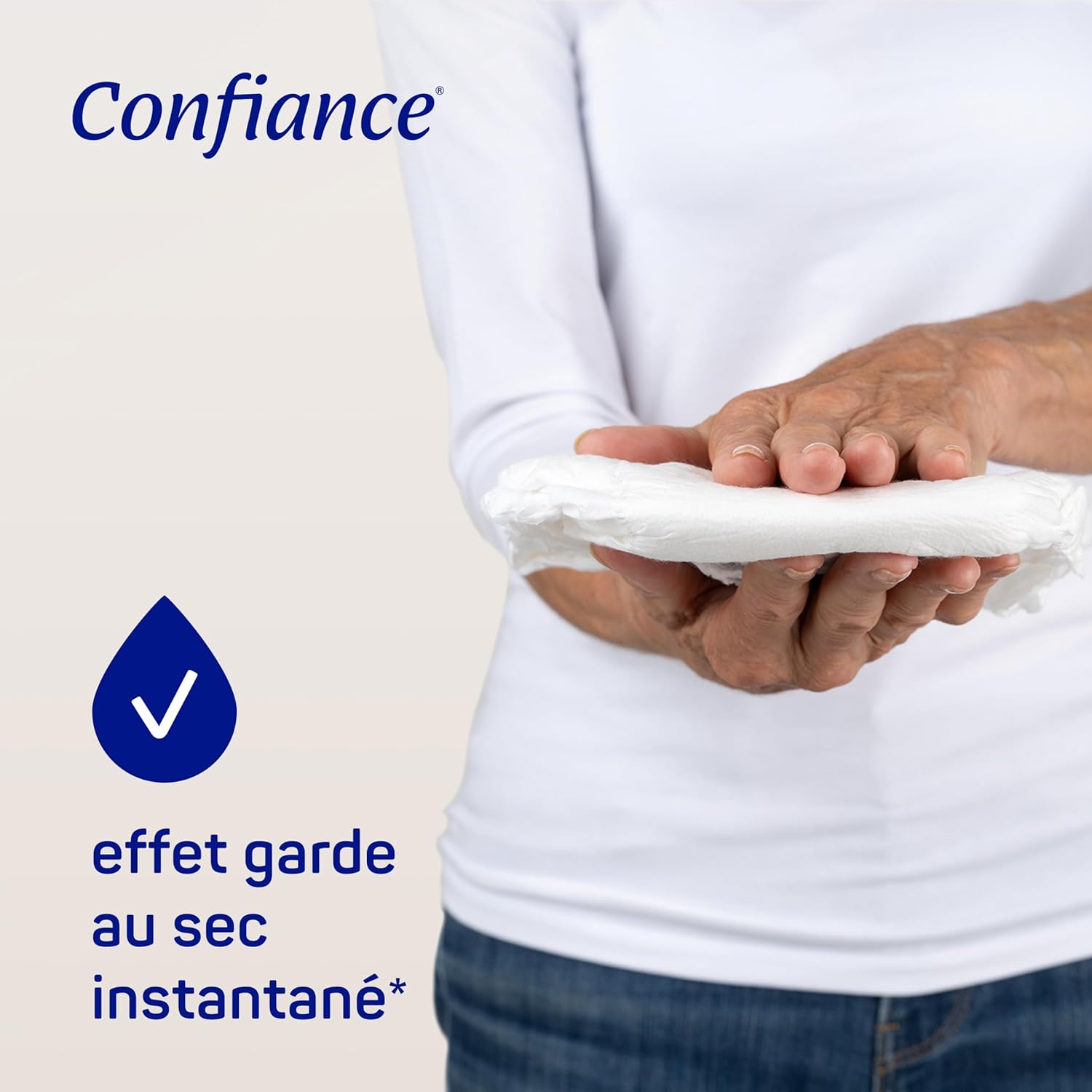Thumbnail 3 de Confiance Mobile Slips Absorbants – Niveau d'absorption 8 gouttes, Taille L, 14 unités