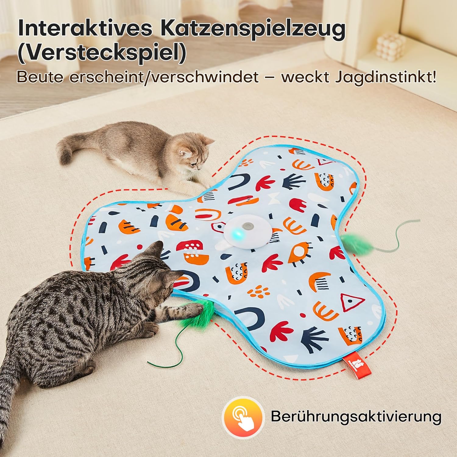 Thumbnail 1 de Potaroma Interaktives Katzenspielzeug 2 Stunden 🐱