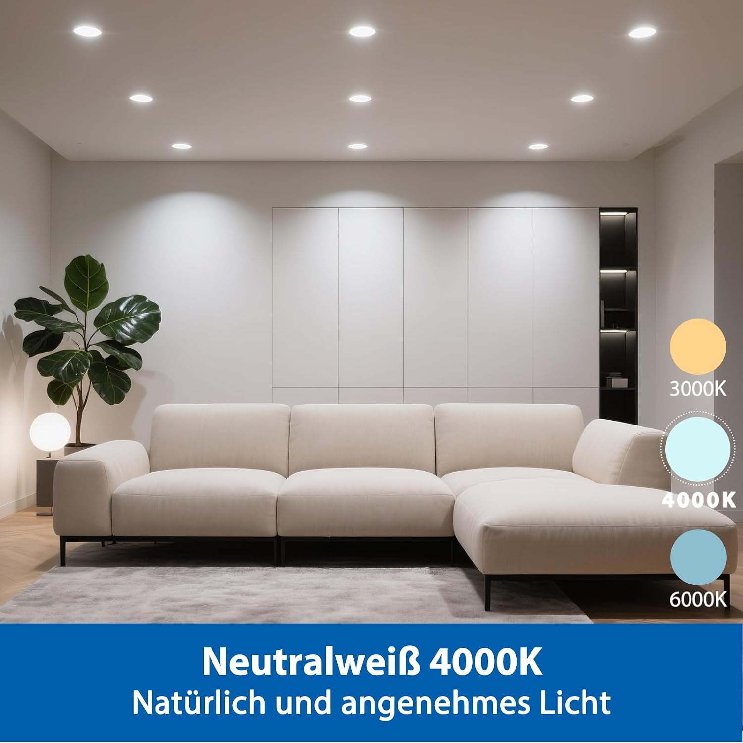Detalle de LED Einbaustrahler Set ZIZZLER 5 W, 40er