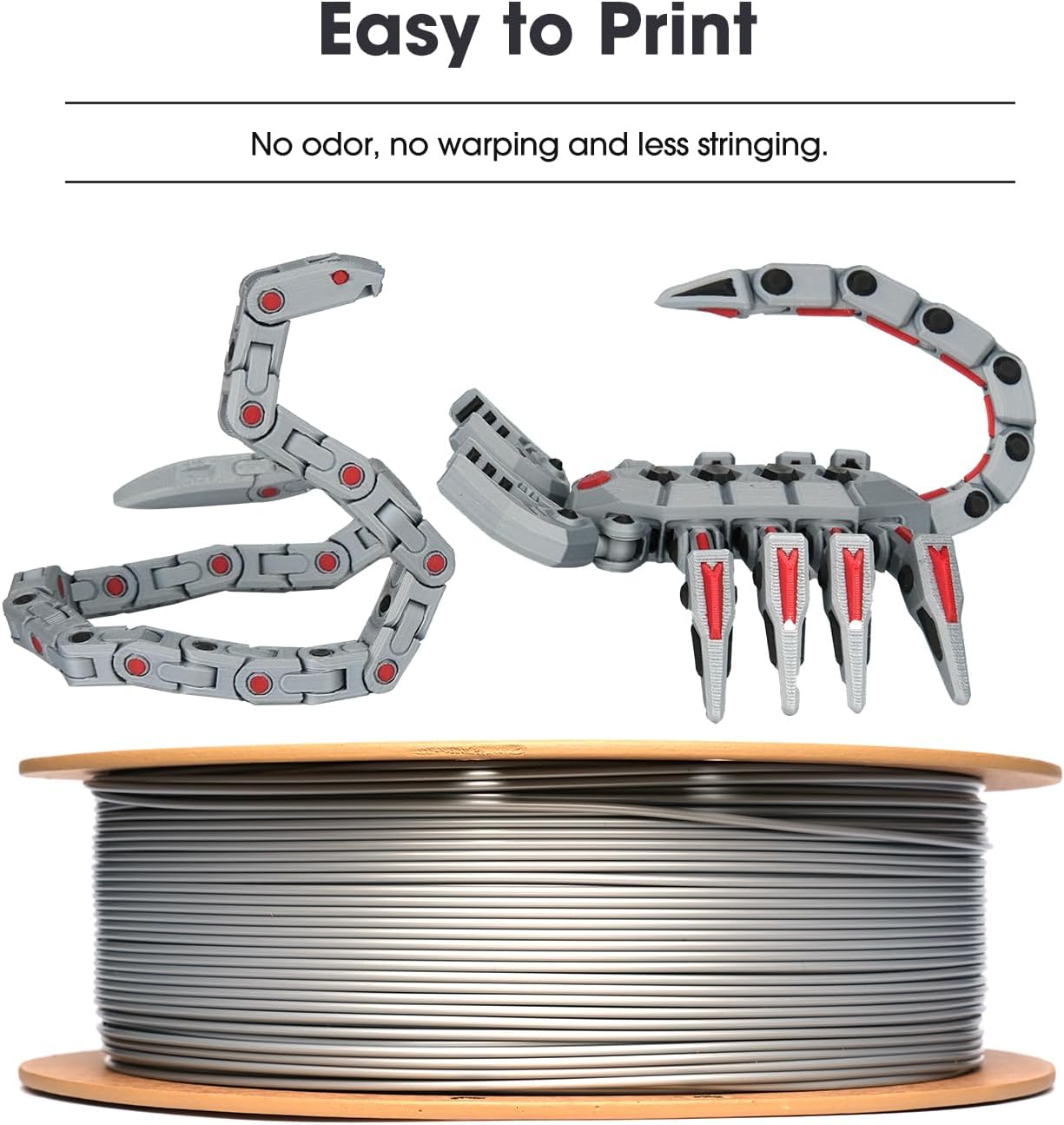 Thumbnail 3 de eSUN PLA Filament 1,75 mm 1 kg PLA-Filament Gelb 🎧