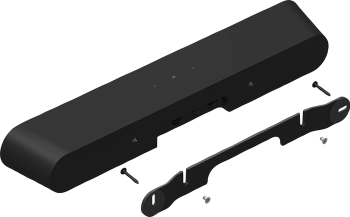 Detalle 2 de Sonos Ray Wandhalterung Schwarz – sichere Wandmontage für Ihre Soundbar