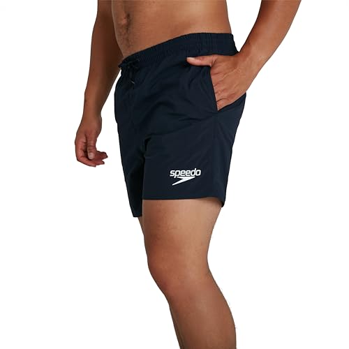 Detalle de Speedo Hombre Shorts de baño Essential 41 cm – True Navy (M)