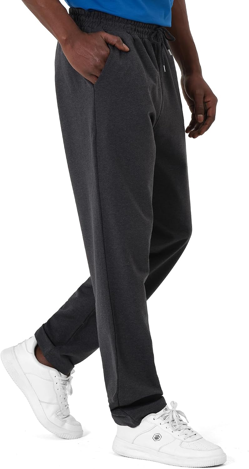 Detalle de Ross Camp Pantaloni da Jogging da Uomo – Pantaloni sportivi in cotone 70/30, comfort e stile per allenamento e tempo libero
