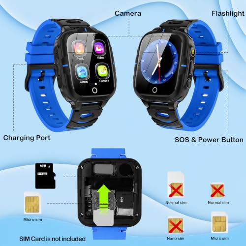 Thumbnail 7 de Orologio Smartwatch Bambini ELEJAFE con 24 Giochi e Funzioni Multimediali