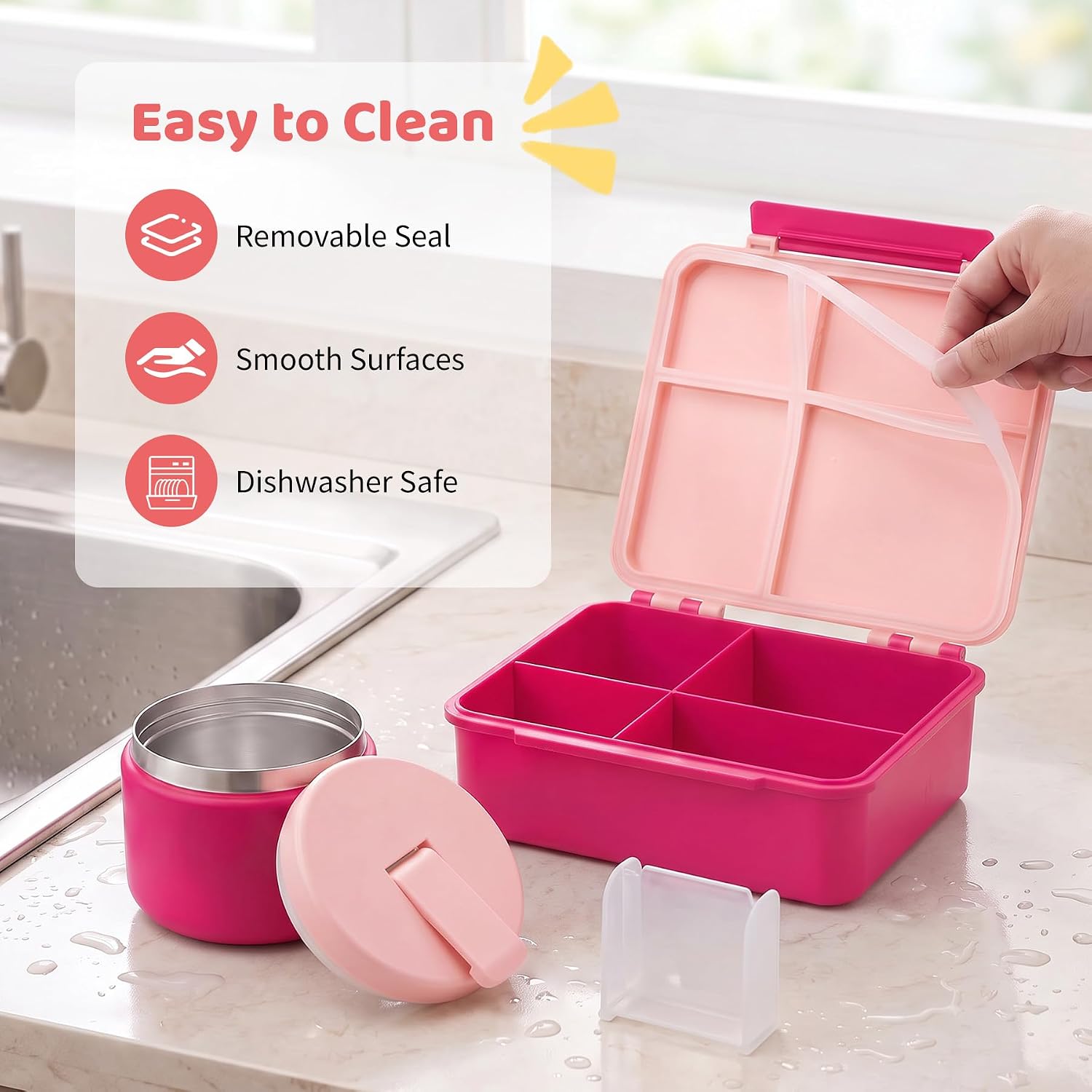 Thumbnail 4 de Pawtong Bento Lunch Box 8oz Soup Thermo ๐ฑ